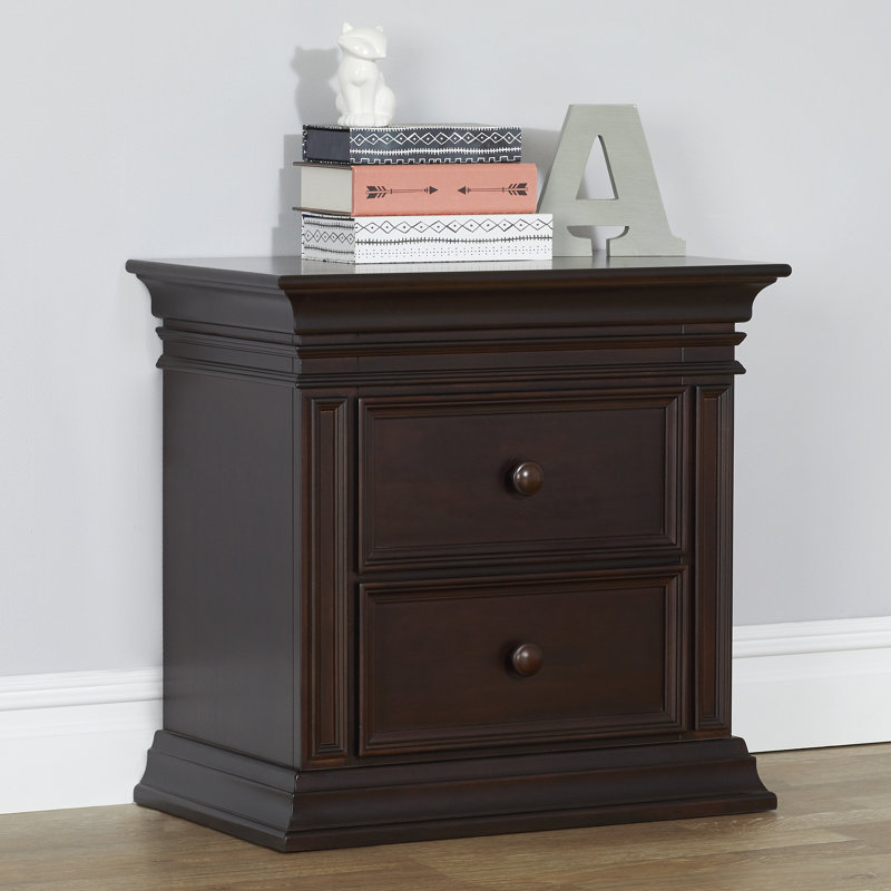 Baby Cache Vienna 2 Drawer Solid Wood Nightstand Wayfair
